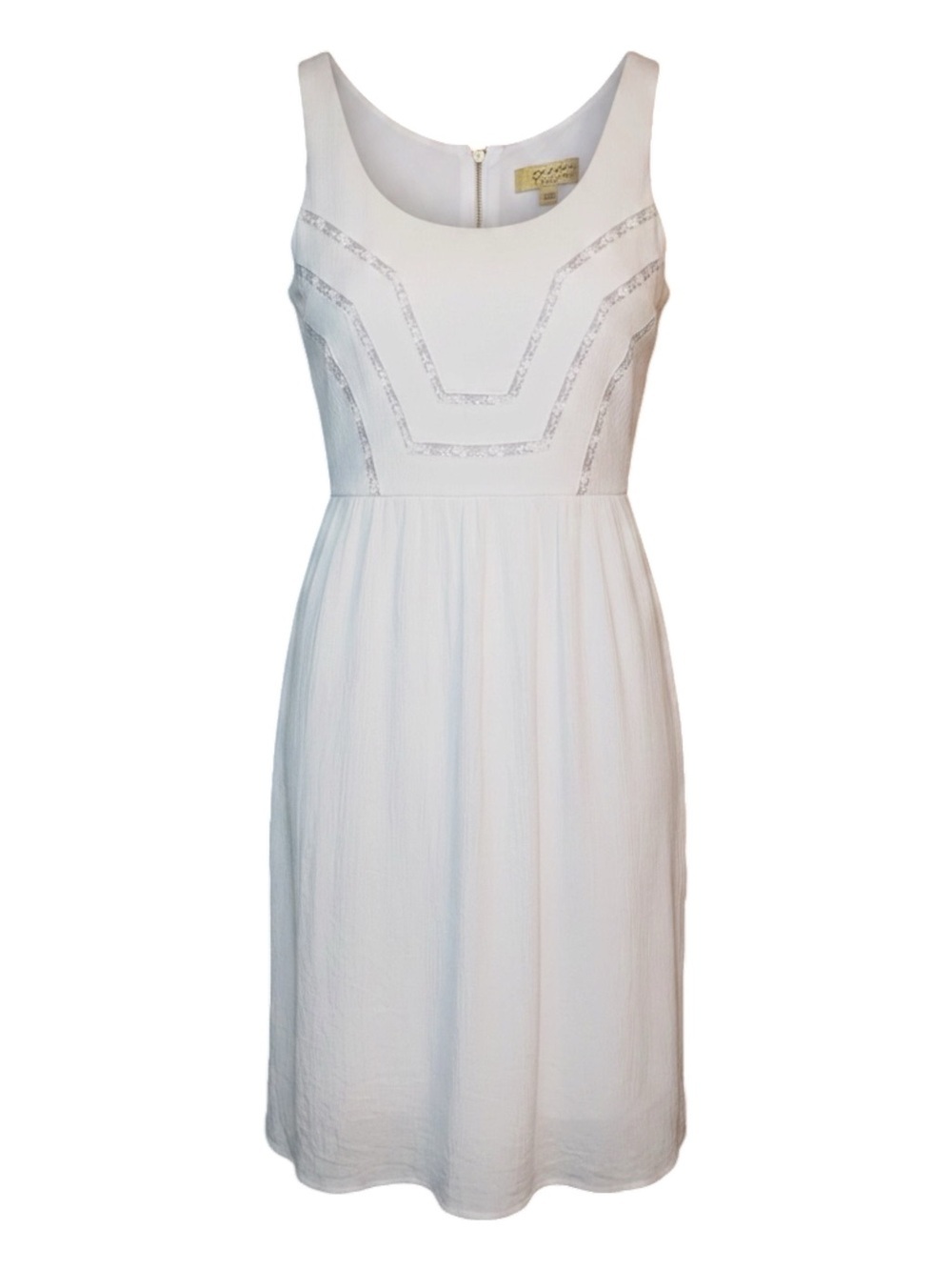 PRINCESS VERA WANG White Laced Babydoll Sun Dress W Inner Lining SZ 0